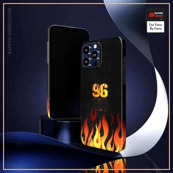 2Pac Amaru Shakur 96 Flame Typography Art iPhone 13 Case RM0310