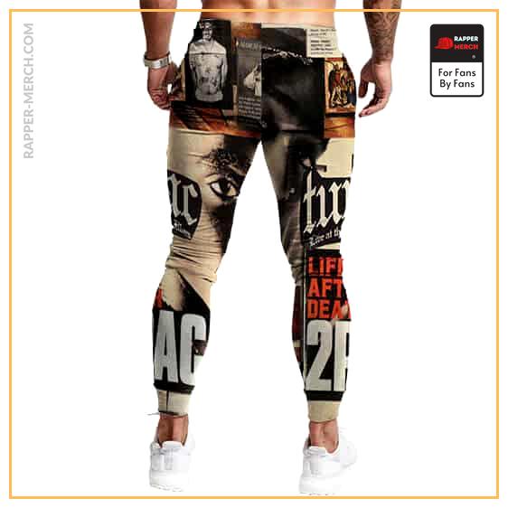 2Pac Amaru Shakur Magazine Artwork Awesome Jogger Pants RM0310