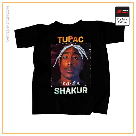 2Pac Birth And Death Year Tribute Art T-Shirt RM0310