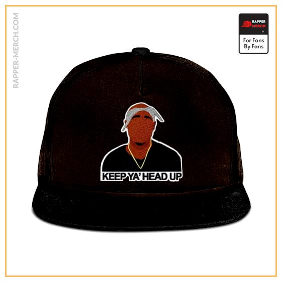 2Pac Faceless Artwork Keep Ya Head-Up Snapback Hat RM0310