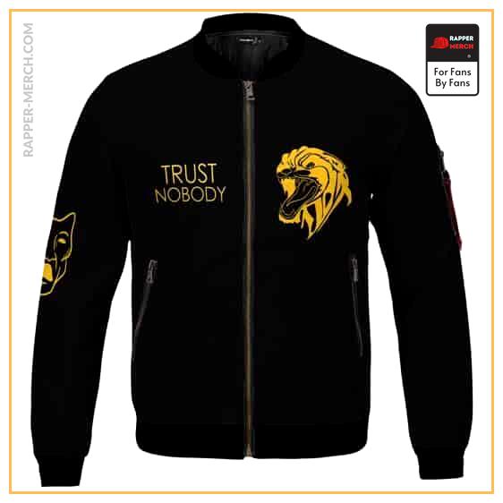 2Pac Gold Trust Nobody Thug Life And Panther Bomber Jacket RM0310