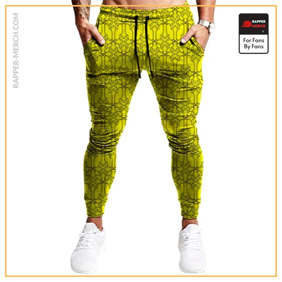 2Pac Makaveli Exodus Cross Pattern Cool Jogger Pants RM0310