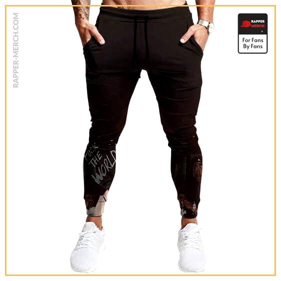 2Pac Makaveli Shakur F The World Badass Jogger Sweatpants RM0310