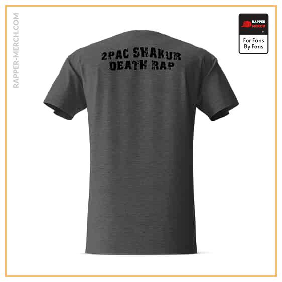 2Pac Shakur Death Rap Dark Gray T-Shirt RM0310