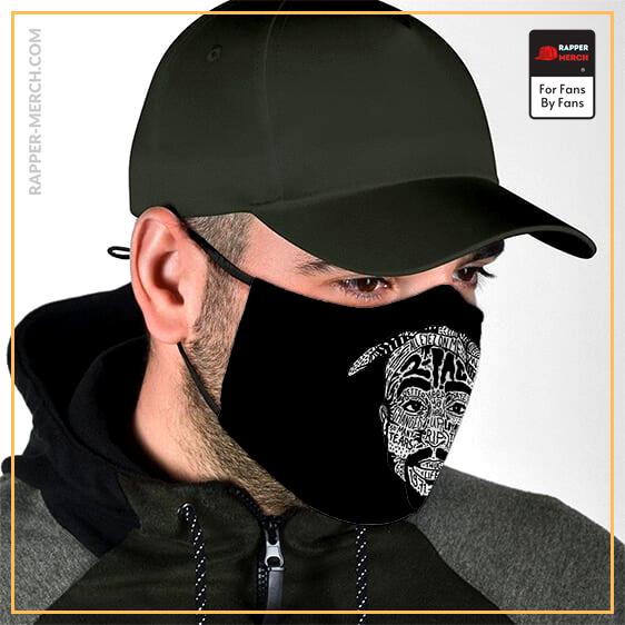 2Pac Shakur Gangster Tribute Art Dope Black Face Mask RM0310