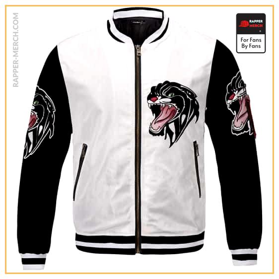 2Pac Shakur Left Bicep Black Panther Tattoo Varsity Jacket RM0310