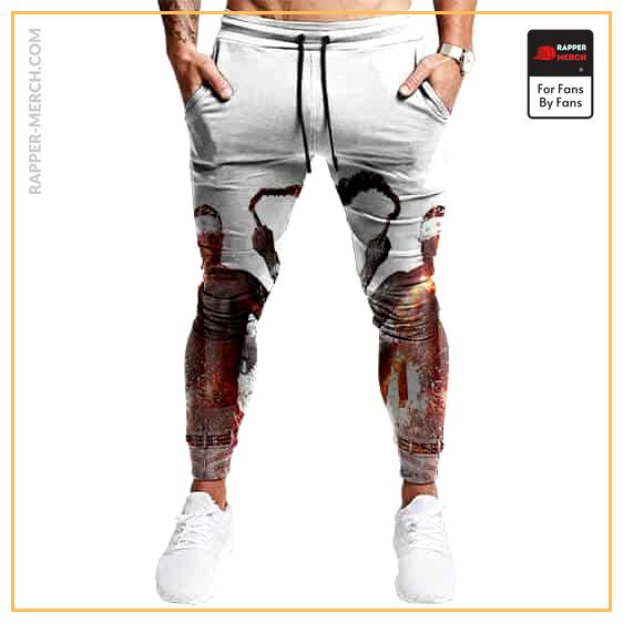 2Pac Shakur Middle Finger Guns And Smoke Epic Joggers RM0310
