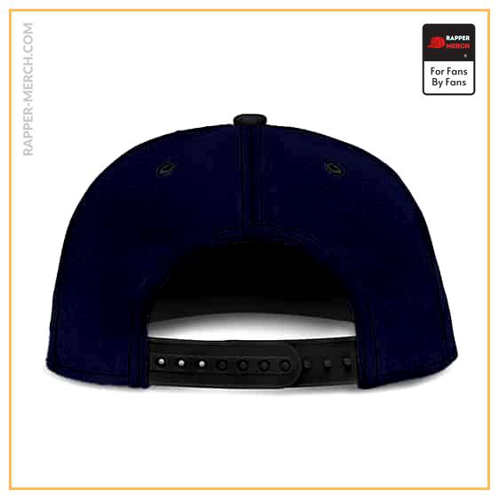 2Pac Simple Logo West Coast Gangsta Navy Blue Snapback RM0310