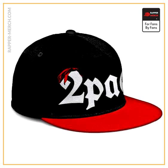 2Pac Simple Logo with Makaveli Bandana Snapback Cap RM0310