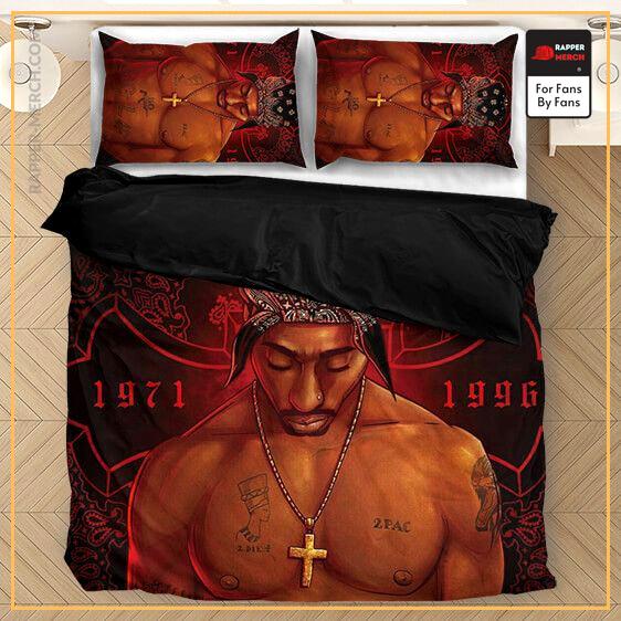 2pac Shakur RIP Since 1996 Fantastic Red Bedding Set RM0310