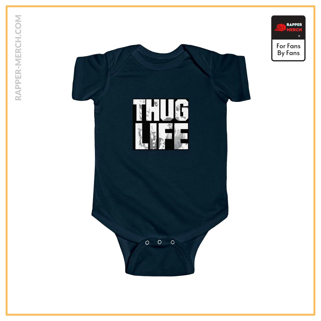 Thug Life Tupac Makaveli Shakur Minimalist Baby Bodysuit RM0310
