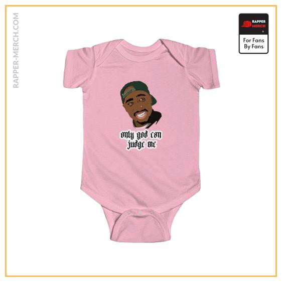 Only God Can Judge Me 2pac Makaveli Hustlin Baby Bodysuit RM0310