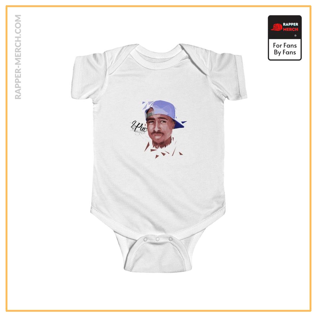 Tupac Amaru Shakur Geometric Art Baby Bodysuit Onesie RM0310