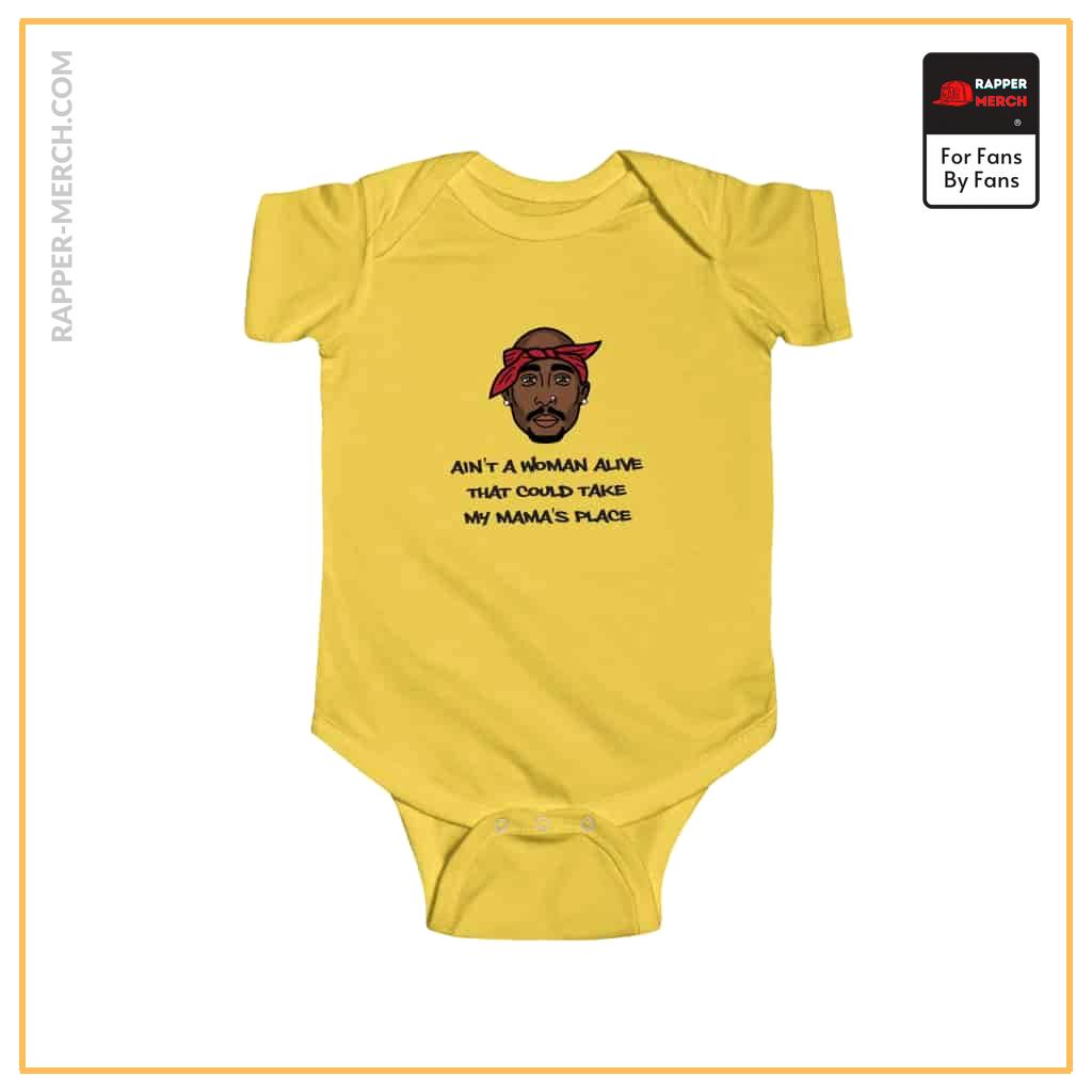 Tupac Amaru Shakur Dear Mama Song Lovely Baby Toddler Onesie RM0310