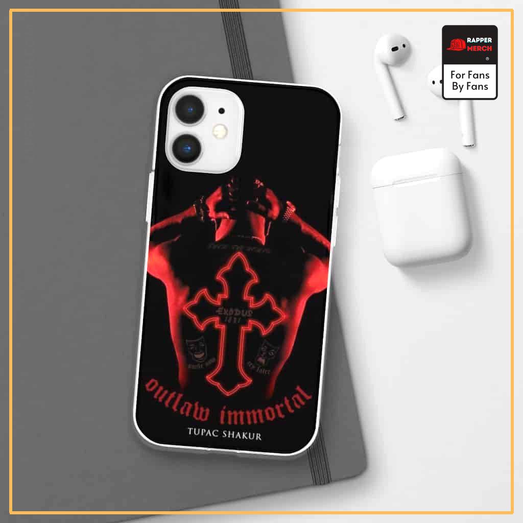 Outlaw Immortal Exodus Tupac Shakur Cover Dope iPhone 12 Case RM0310