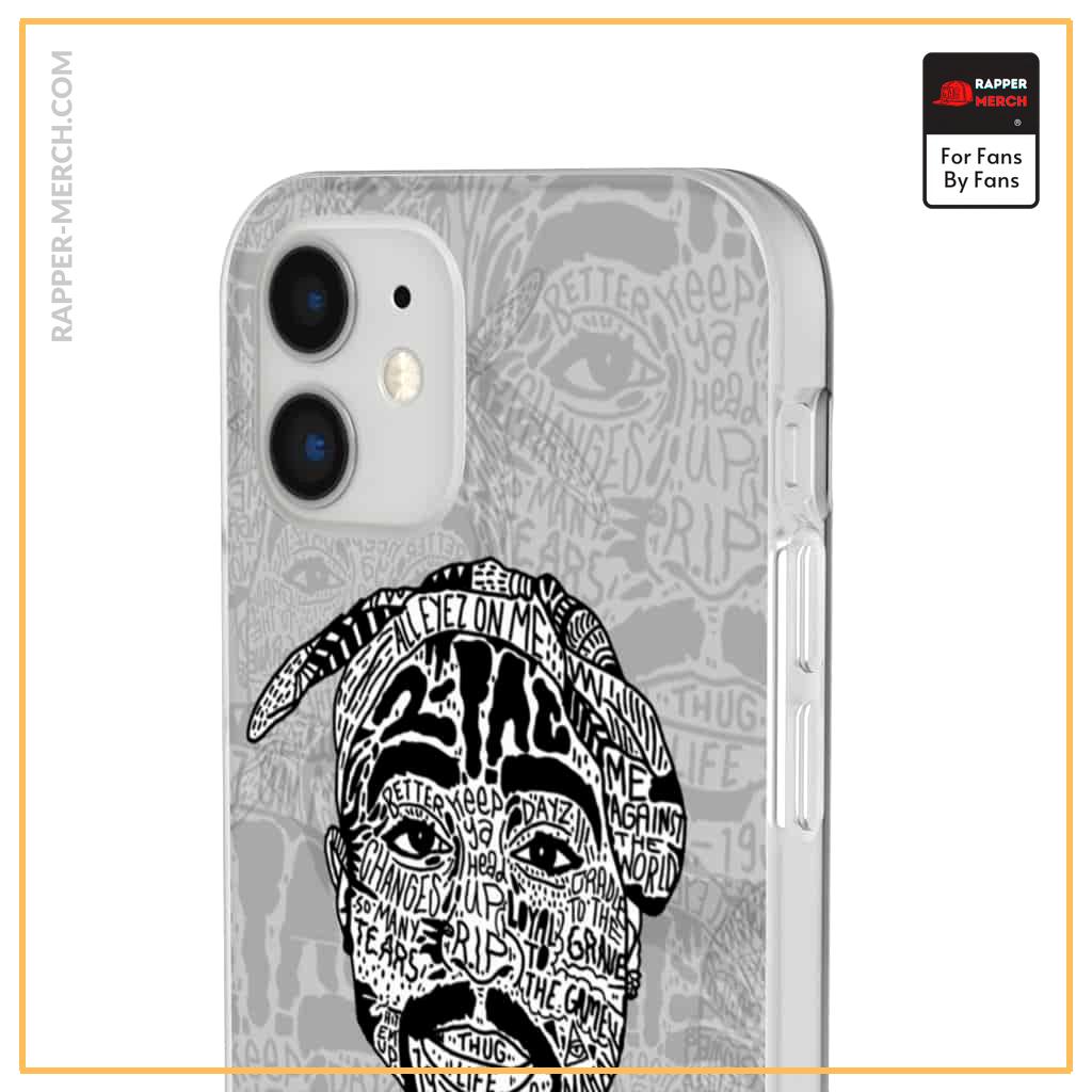 Tupac Shakur West In Peace Thug Life Rapper Dope iPhone 12 Case RM0310