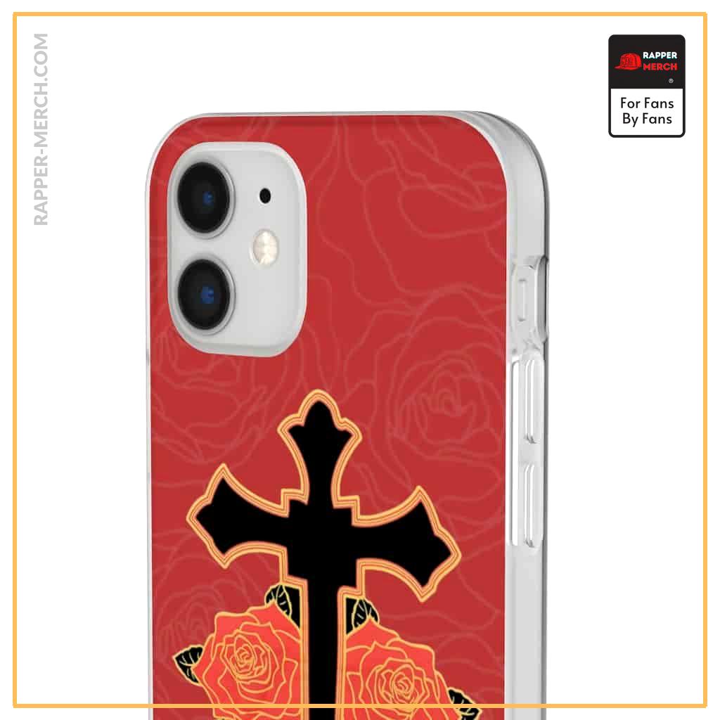 All Eyez On Me By 2Pac Shakur Cross & Rose Art iPhone 12 Case RM0310