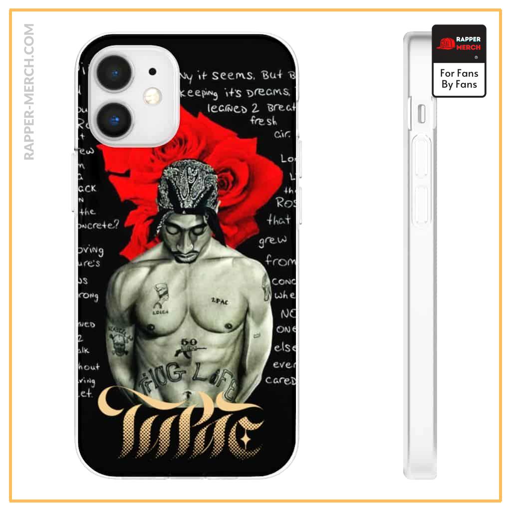 The Rose That Grew From Concrete 2pac Shakur iPhone 12 Case RM0310