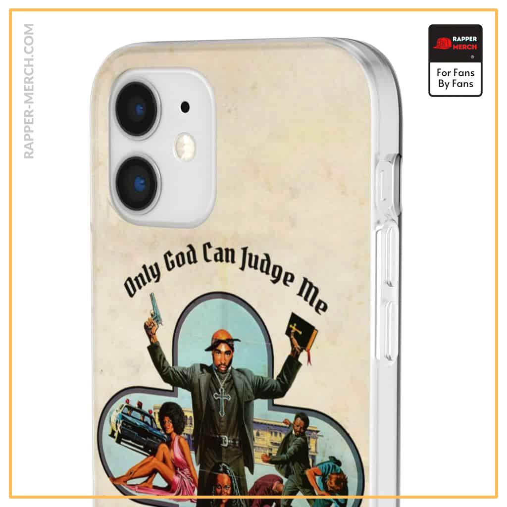 2pac Makaveli Only God Can Judge Me Album Cover iPhone 12 Case RM0310
