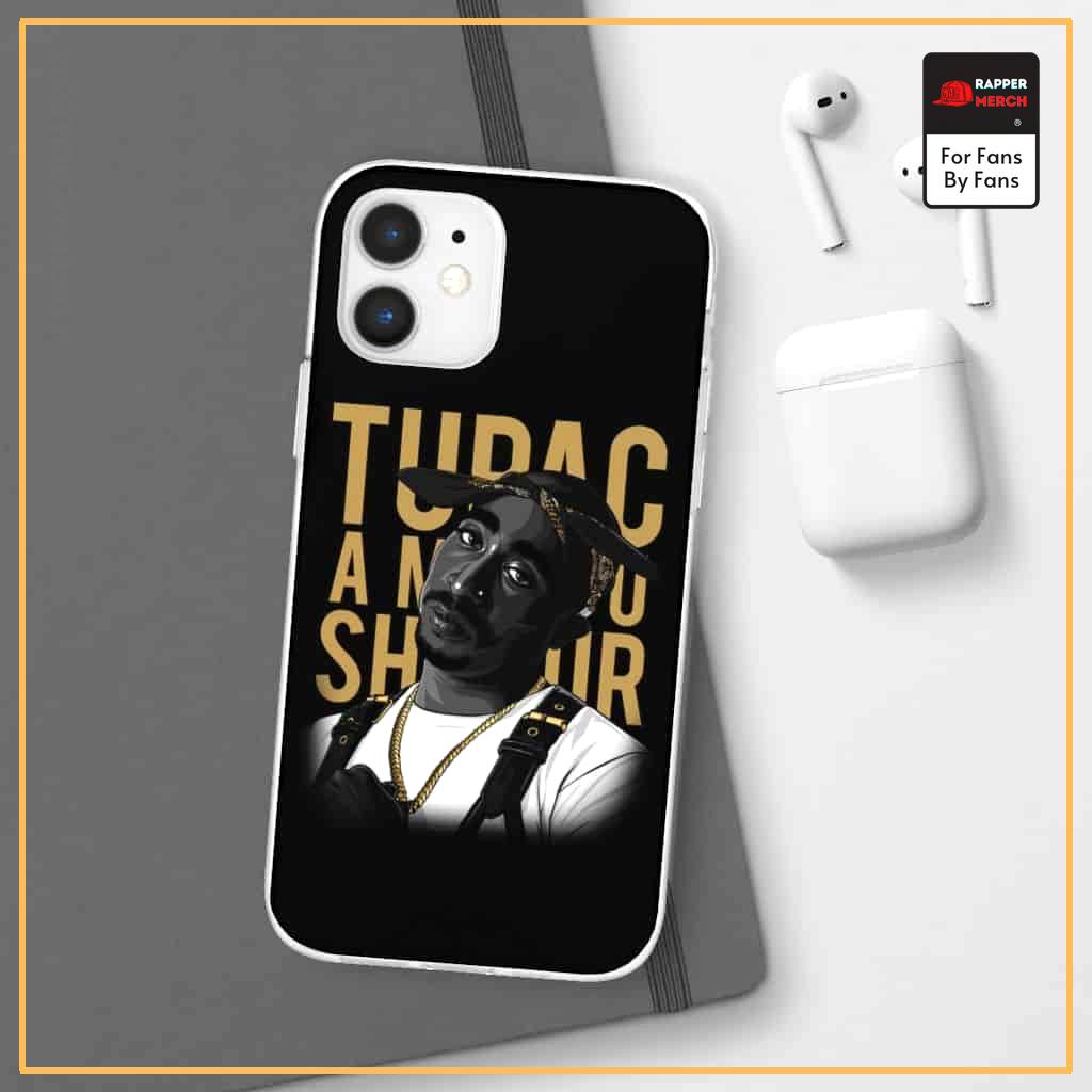 Tupac Amaru Shakur Black & White Art Awesome iPhone 12 Case RM0310