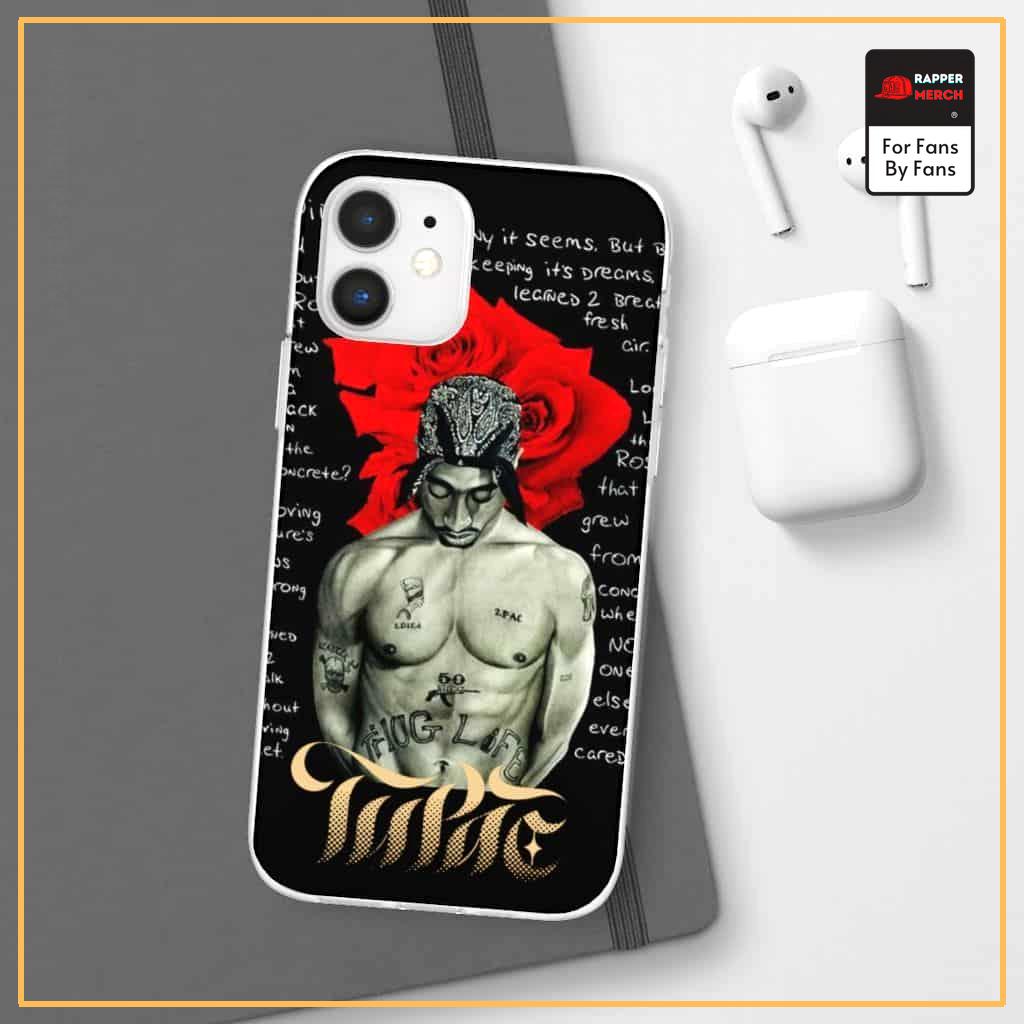 The Rose That Grew From Concrete 2pac Shakur iPhone 12 Case RM0310