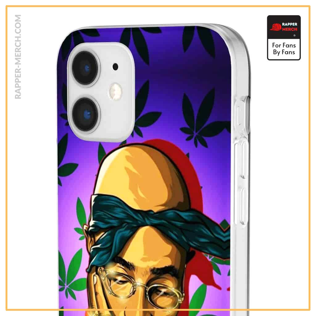 Tupac Shakur Vector Drip Marijuana Art Dope iPhone 12 Case RM0310