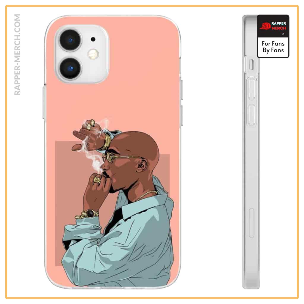 American Hip-Hop Rapper Tupac Makaveli Smoking iPhone 12 Case RM0310