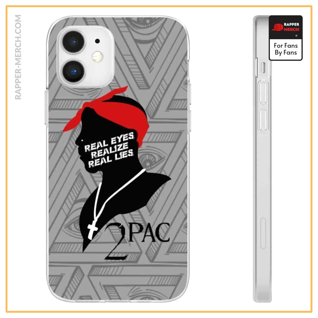 2Pac Shakur Real Eyes Realize Real Lies Cool iPhone 12 Case RM0310