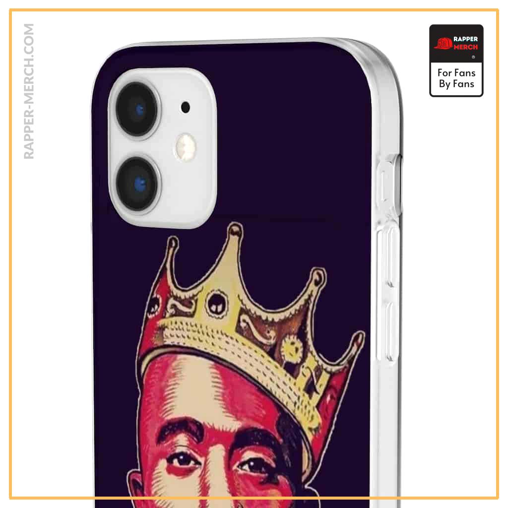Rapper 2Pac Amaru Shakur Wearing Crown Cool iPhone 12 Case RM0310