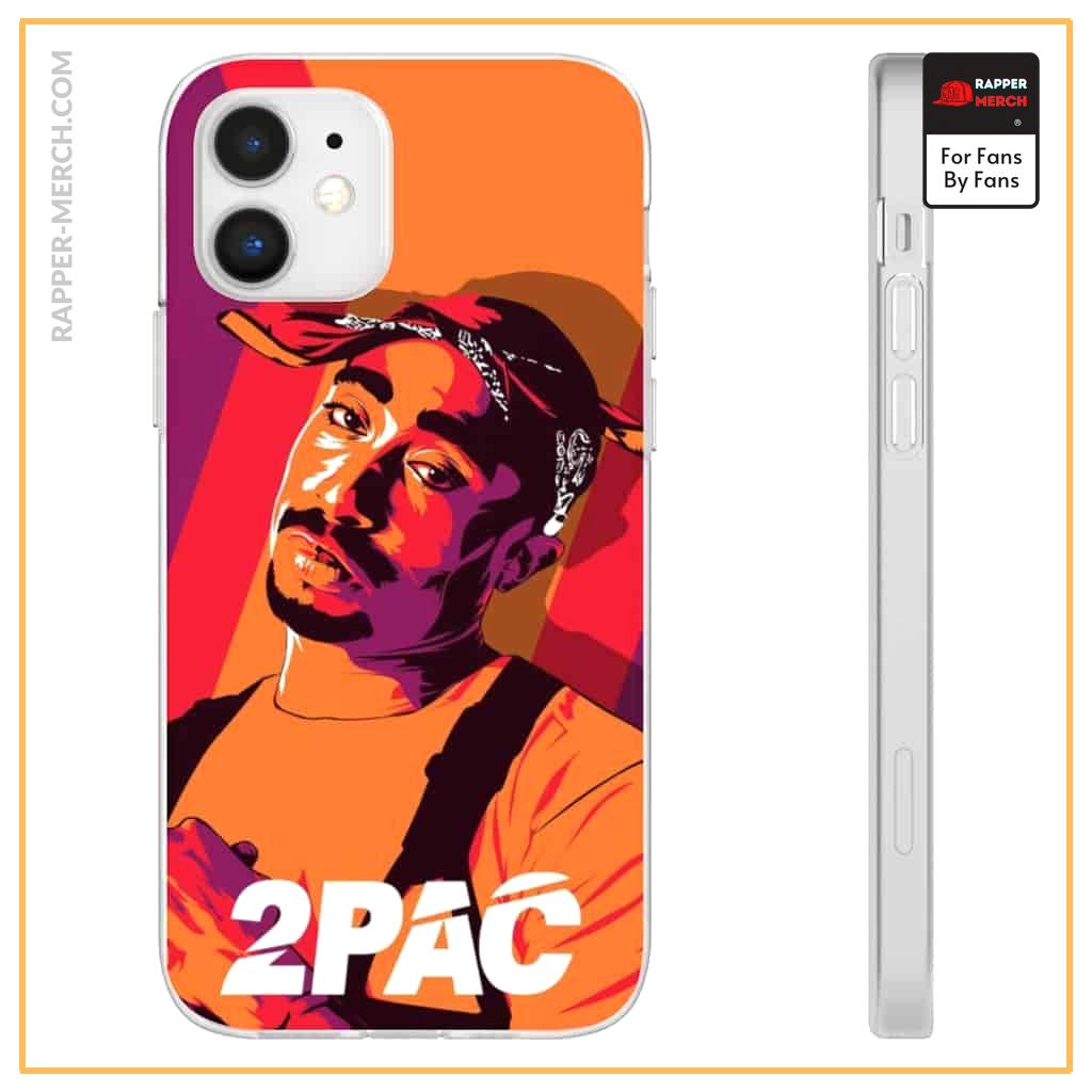 Multi-Color Tupac Shakur Hip-Hop Art Cool iPhone 12 Case RM0310