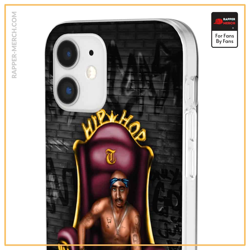 Hip-Hop King Tupac Shakur Sitting Badass iPhone 12 Case RM0310