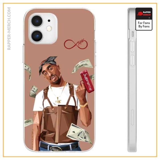 Rich Ghetto 2pac Shakur Supreme Art Dope iPhone 12 Case RM0310
