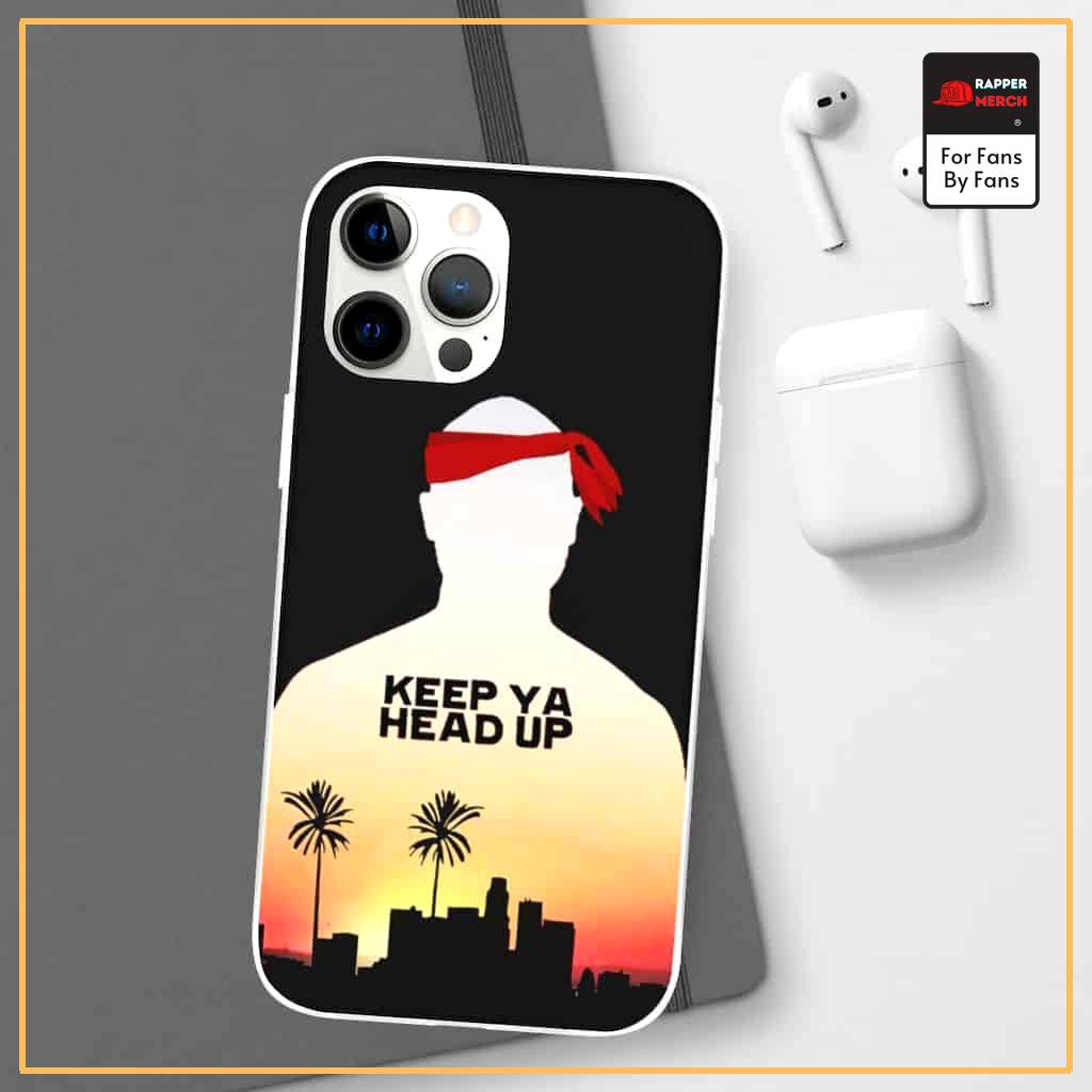 Keep Ya Head Up Tupac Shakur Silhouette Cool iPhone 12 Case RM0310
