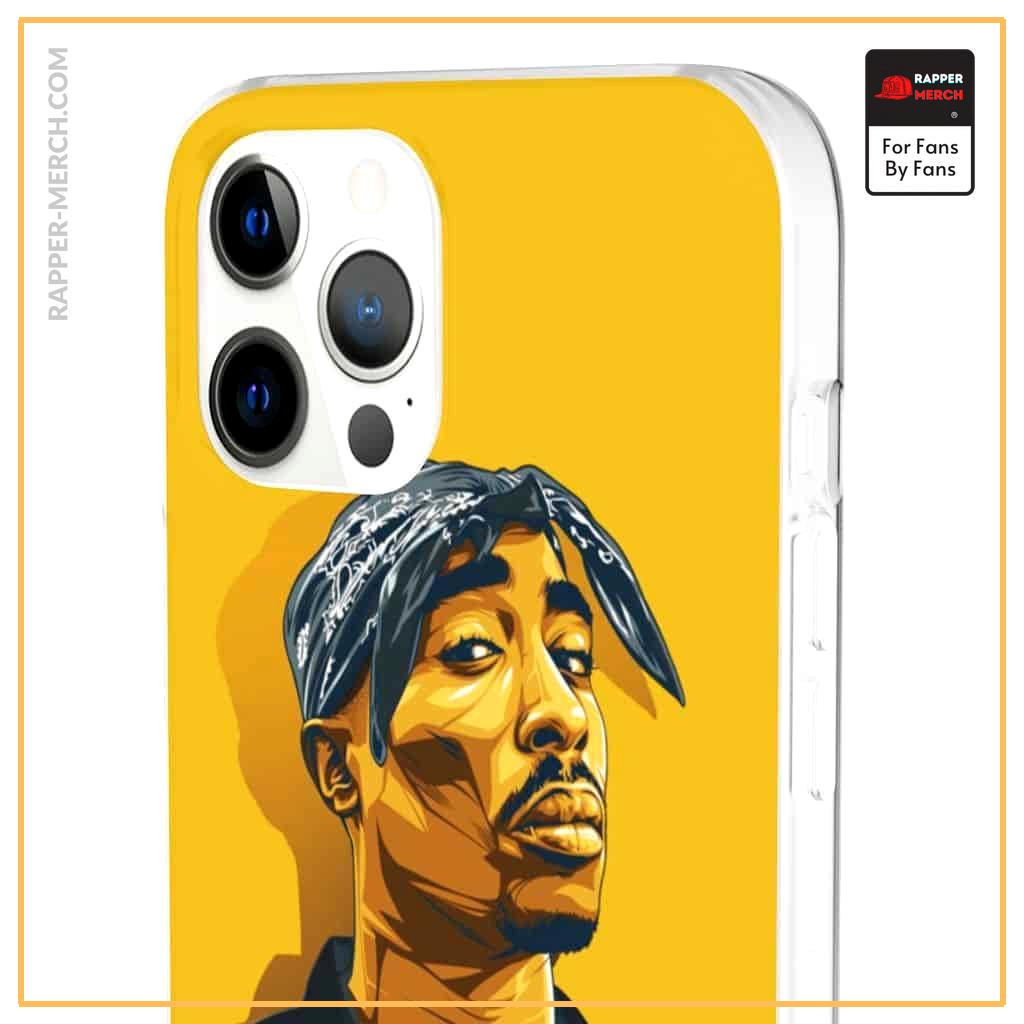 Aesthetic Vibes Tupac Shakur Awesome Yellow iPhone 12 Case RM0310