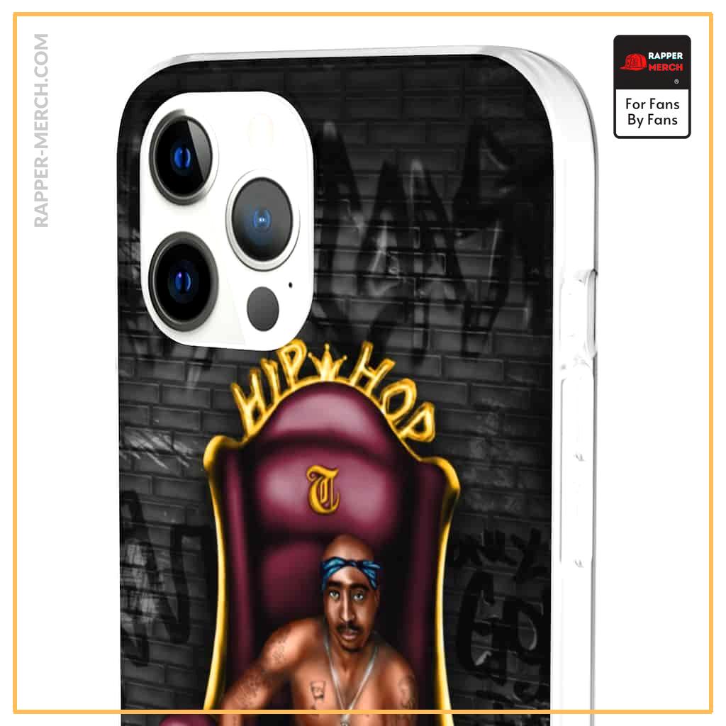 Hip-Hop King Tupac Shakur Sitting Badass iPhone 12 Case RM0310