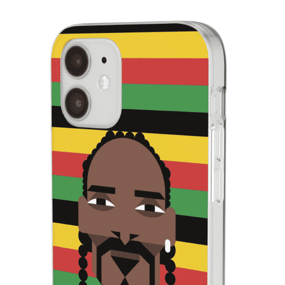 90s Rap Icon Snoop Dogg Rastasafari Art iPhone 12 Case RM0310