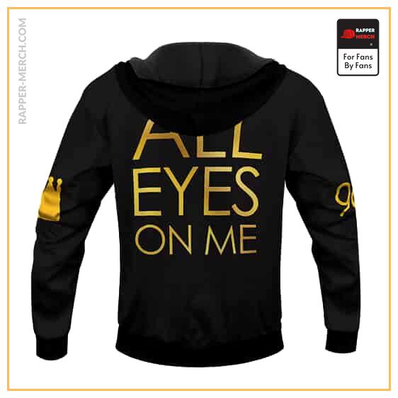 All Eyez On Me Gold Symbol Design Stylish Hoodie Jacket RM0310