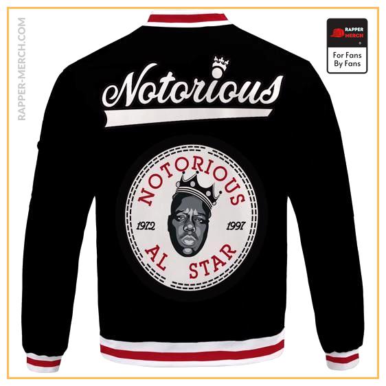 All-Star Logo Tribute To Notorious B.I.G. Bomber Jacket RP0310