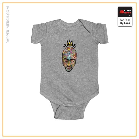 Amazing 2Pac Head Art Gangsta Thug Life Baby Toddler Bodysuit RM0310