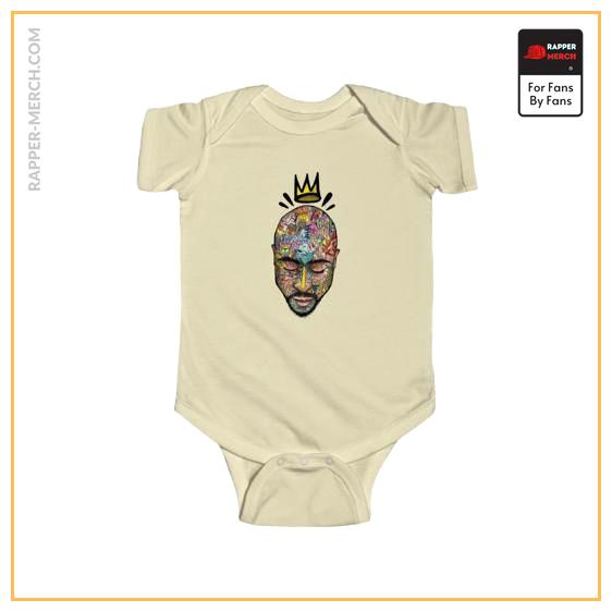 Amazing 2Pac Head Art Gangsta Thug Life Baby Toddler Bodysuit RM0310
