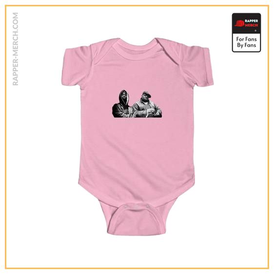 Amazing Hip-hop Rappers 2Pac And Biggie Baby Onesie RM0310