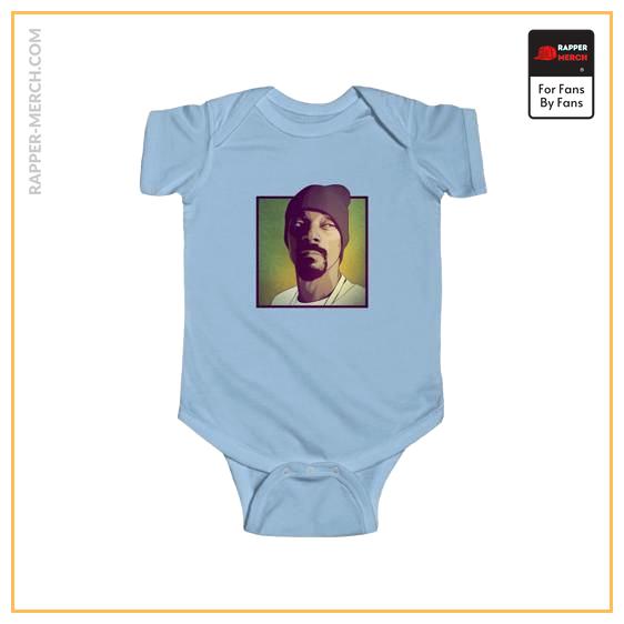 Amazing Snoop Dogg Portrait Weed Background Baby Rompers RM0310