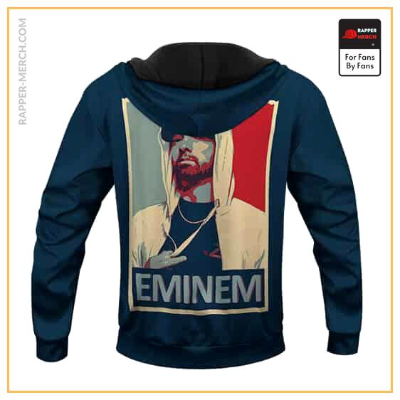 American Rapper Eminem Cutout Portrait Awesome Hoodie Jacket RM0310