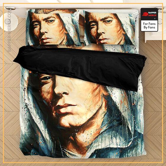 American Rapper Eminem Drip Art Portrait Bedding Set RM0310