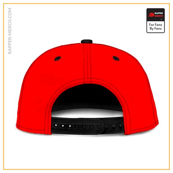 American Rapper Eminem Minimalist Logo Red Snapback Cap RM0310