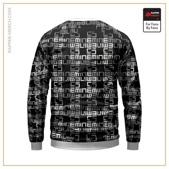 American Rapper Eminem Name Glyphic Pattern Sweatshirt RM0310