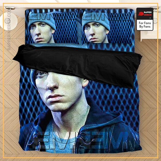 American Rapper Marshall Mathers Eminem Blue Bedding Set RM0310
