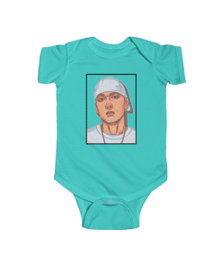 American Rapper Marshall Mathers Eminem Portrait Baby Onesie RM0310