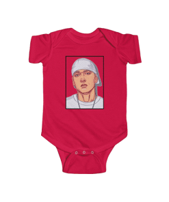 American Rapper Marshall Mathers Eminem Portrait Baby Onesie RM0310