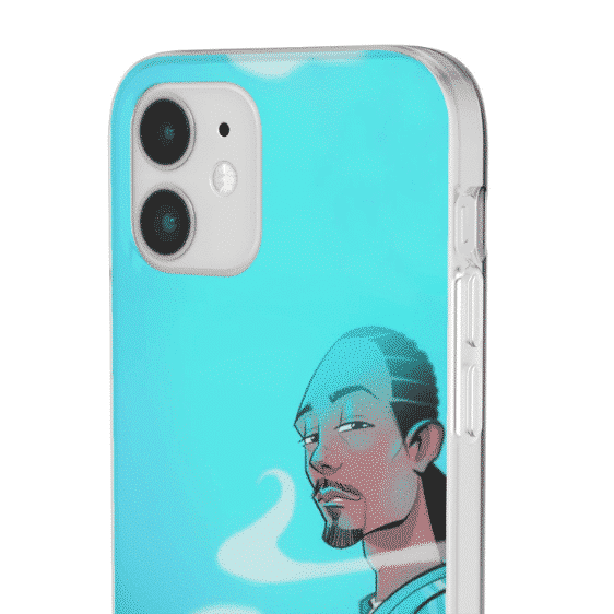 American Rapper Snoop Dogg Smoking Cool Blue iPhone 12 Case RM0310